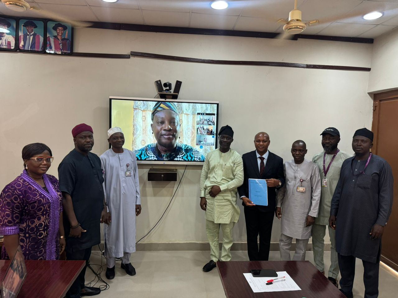 Video conference with government partners